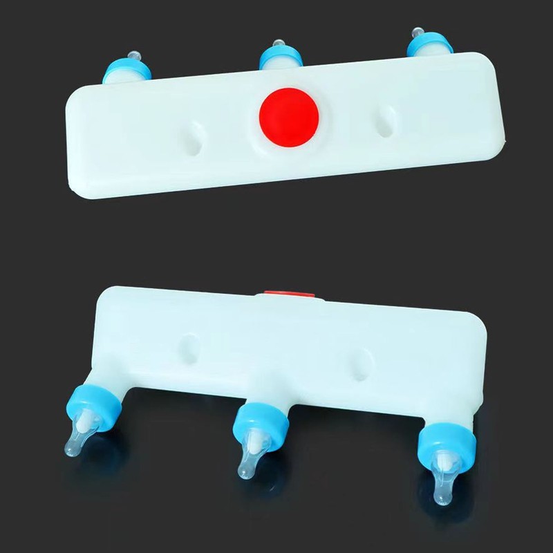 3 Head Small Animal Milk Feeder Piglet Baby Lamp Goat