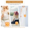 VALICLUD Stylish Women Crossbody Chain Bag Unique Butter Toast Shape