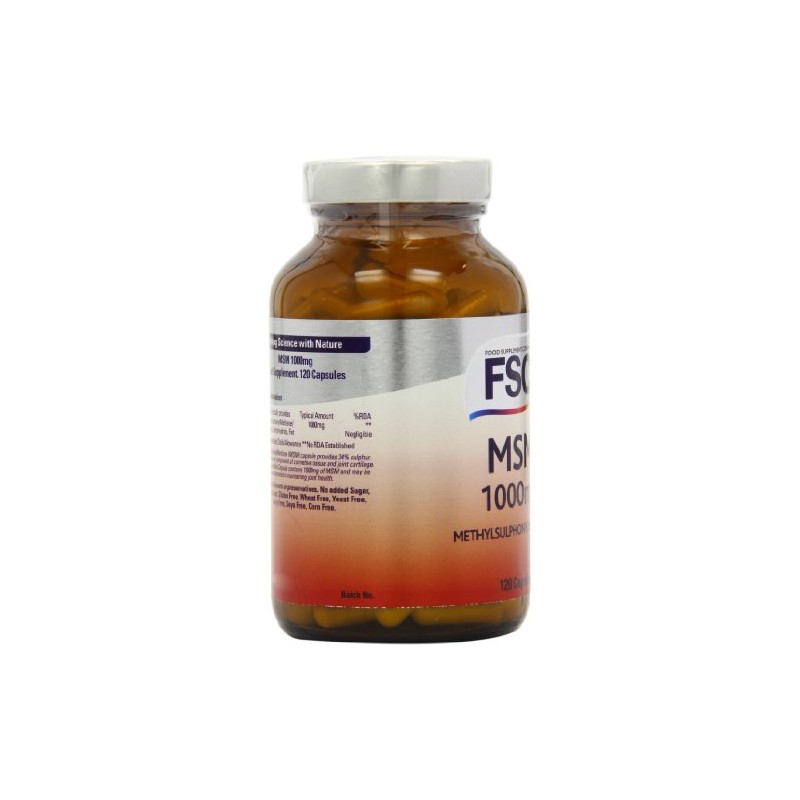 FSC 1000mg Msm - Pack of 120 Capsules