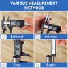 HEA 6" Digital Caliper, Precision Electronic Micrometer 150mm/0-6" with Large