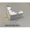 Blindspares Clip Over Type Bracket for Roman Blinds (Pack of