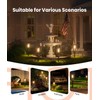 ALFIOT Solar Pathway Lights Outdoor Solar Lights Outdoor, IP65 Waterproof