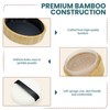 Modixun 2 Pack Bamboo Loose Powder Container with Puff, 30ml