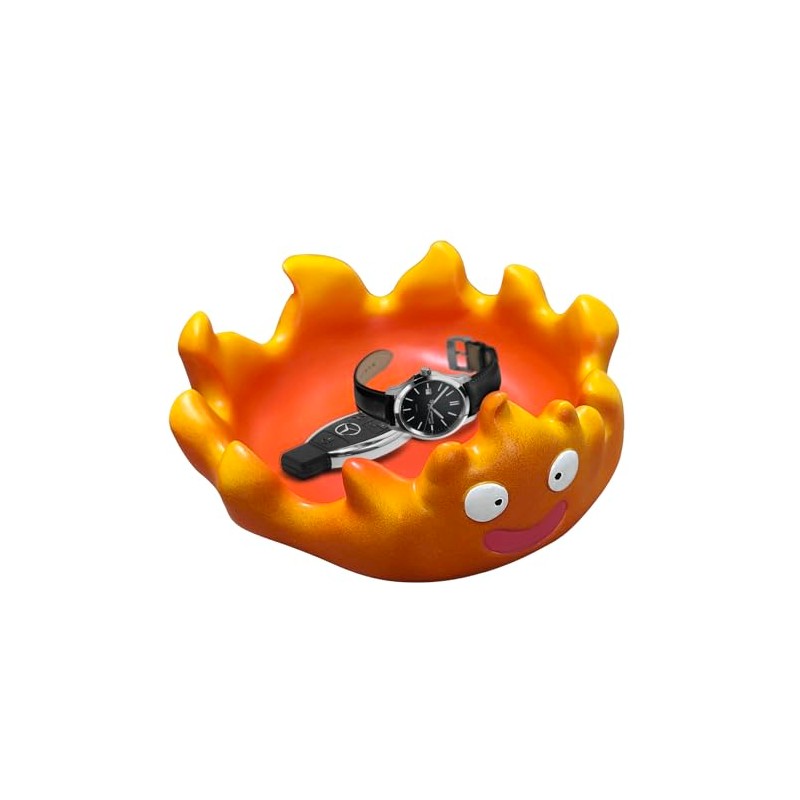 Amine Calcifer Fire Key Tray for Entrway Table Desktop Storage
