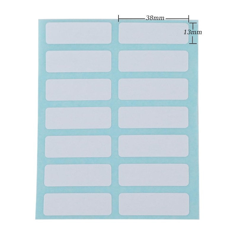 Vctitil 168pcs in 12Sheets Price Sticker Blank Note Labels Sticky