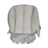 GXARTS Driver Side Bottom Replacement Leather Seat Cover Gray Compatible