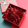 5 OZ Iridescent Red Crinkle Paper Shred Filler for Gift