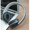 Professionelle Ersatz-Ohrpolster, kompatibel mit Teufel Airy Headset-Ohrpolstern mit weicherem Proteinleder/Memory-Schaum