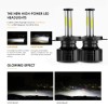 IRONWALLS 6Sides H4/9003/HB2 LED Headlight Bulbs Kit High Low Dual