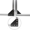 4 PCS Joint Plate, TTZEZE Surface Anodic Oxidation Black L