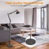 LEPOWER Metal Floor Lamp, Adjustable Swing Arm Floor Lamps with