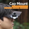 CAPART Rotatable Action Camera Hat Clip, Compatible with Insta360 GO