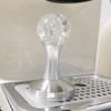 Crystal Ball Coffee Flat Tamper Stainless Steel Base Powder Hammer