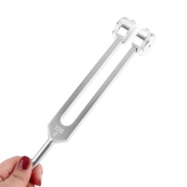 TopHomer 512HZ Rotating Fork, Aluminium Alloy Medical Tuning Fork, Hearing Frequency Instrument Tool for Sound Healing Vibration