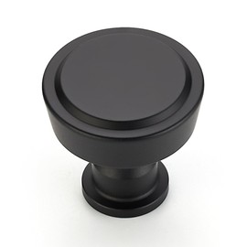 Ravinte 20 Pack Matte Black Kitchen Cabinet Knobs Single Hole Round Dresser Knobs Cabinet Hardware for Kitchen Dresser Drawers