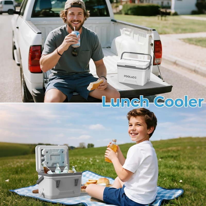 Portable Personal Cooler, Poolside Ice Chest for Above Ground Pool