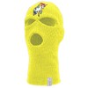 Rainbow Unicorn Ski 3 Hole Mask, Neon Yellow