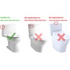 Toilet Flush Lever Handle Replacement, Universal Side Mount Toilet Tank