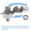 4Sets Solar Panel Photovoltaic Bolt-On Coupling Earthing Ground Lug Cable