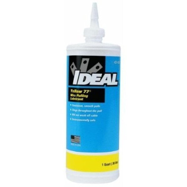 Ideal Industries 31-358 1 Quart Yellow 77 Wire Pulling Lubricant