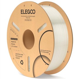 ELEGOO PLA Filament 1.75mm Brown 1KG, 3D Printer Filament Dimensional Accuracy +/- 0.02mm, 1kg Cardboard Spool(2.2lbs) 3D Printing Filament Fits Most FDM 3D Printers:_1kg Translucent