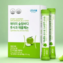 Atomy Slim Body Green Apple x Apple Phenone 15g x 28 packets / 애터미 슬림바디 풋사과 x 애플페논 15g x 28포