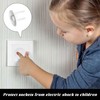 Pack of 10 Socket Covers, Socket Protection, Child Safety Socket,