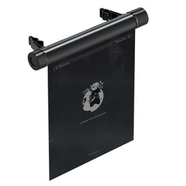 Car Trash Bags with Dispenser Tearable Disposable Garbage Bags Car Garbage Bag With Holder Durable Hanging Trash Can (1 Dispenser + 40Pcs Bags) (Black)