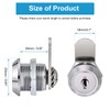 Litensh 5/8 Inch Security Mailbox Lock, 16mm Letter Post Box