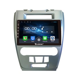 Kunfine Car Android Navigation Stereo GPS Radio Reverse Camera Display 10" IPS Touchscreen Headunit Tablet Pad Media Player for Ford Fusion Mondeo Mustang 2009-2012, if Applicable Quad Core 2G+32G