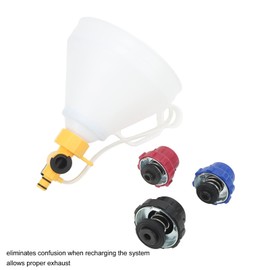 Leak-proof Radiator Coolant Filling Funnel Set, Leak-proof Funnel for Car Coolant Flush Set, No Leakage Funnel, Radiator Funnel Filling Set, Leak-proof Coolant Flush Kit for