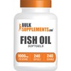 BulkSupplements.com Fish Oil 1000mg Softgels - Fish Oil Supplements, Omega