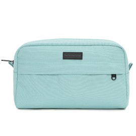 SEPWIK Travel Makeup Bag Cosmetic Bags for Women, Large Capacity Wide-Open Pouch Waterproof Toiletry Bag Make up Organizer Scandihome Series Green