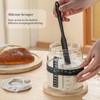 Sourdough Starter Jar 2Pack，Wood Sealed Lid with Automatic Exhaust,35OZ with