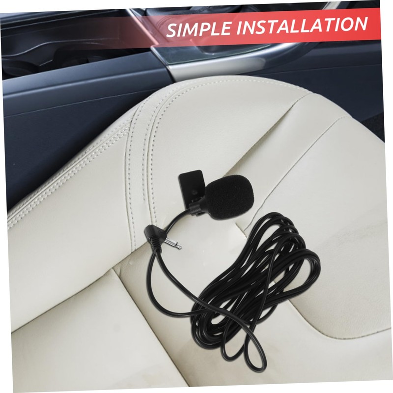 KICHOUSE 1set Handheld Speaker Mic Coil Cord for Car Navigation