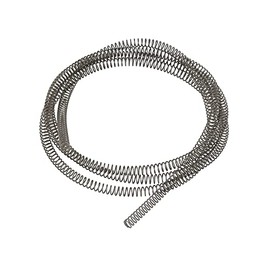 LangTuning Kink Protection for 5/6 mm Fuel Hose - 1 Metre, Stainless Steel, Silver, Single Piece