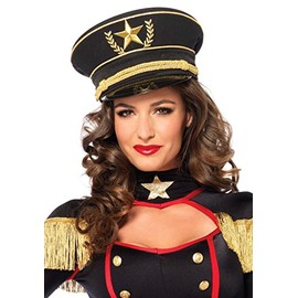 Leg Avenue Military Hat Costume (Black)