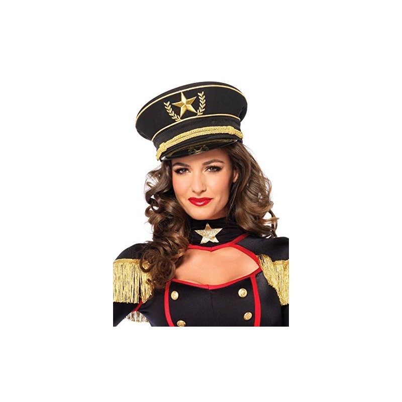 Leg Avenue Military Hat Costume (Black)