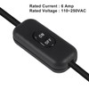 XIITIA 2pcs Inline Cord Switch, AC 250V 6A On-Off Lamp