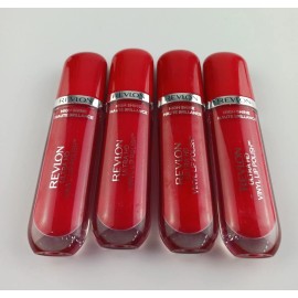 Revlon 4 PACK REVLON ULTRA HD VINYL LIP POLISH HIGH SHINE 910 CHERRY ON TOP