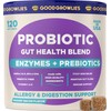 GOODGROWLIES Probiotics for Dogs Gut Health & Digestive Function Support