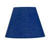 Set of 2 Navy Blue Fabric Table Lamp Shades, Lampshade
