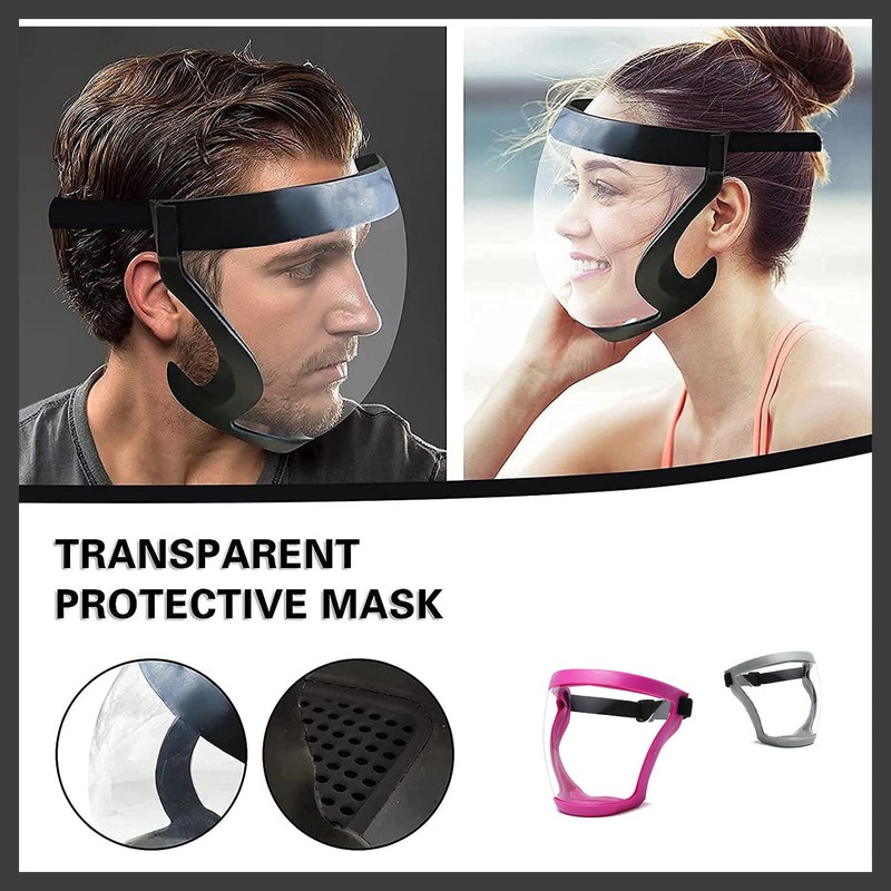 TOKLYUIE Anti-Fog Full Face Protection, SuperHD, Reusable, Adjustable, Universal