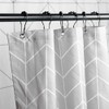 tooloflife 12 Packs Aluminum Shower Curtain Hooks Polished and Smooth