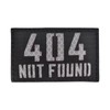 404 Not Found Patches Velcro Military Funny Sew-On Patch Hook