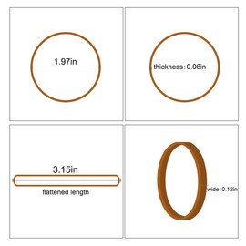 Rubber Bands Size#33 Natural rubber band 210pcs 0.4bl,Rubber Bands Office Supplies ((3-1/2 x 1/8 Inch)