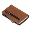 Wallet Aluminium Alloy PU Anti Lost Ultra Thin ID Credit