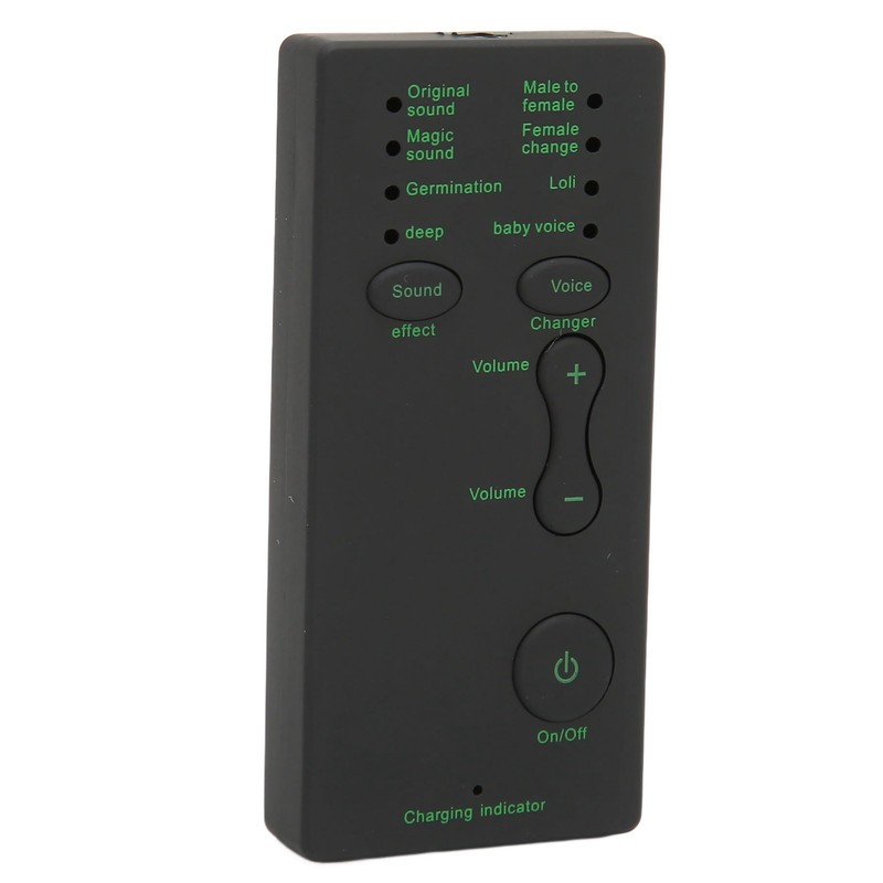 Voice Changer Portable Handheld 7 Modes Sound Card Voice Changer