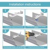 10 Pack 5 Inch K Style Gutter Hangers with Rust-Resistant