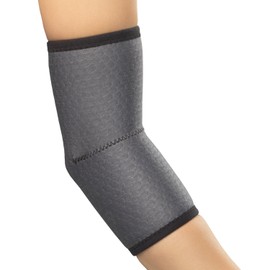 Champion Elbow Brace, Lightweight Support, Airmesh Fabric, Grey, Medium